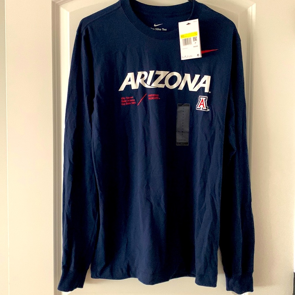 NWT Nike Arizona Wildcats Long Sleeve Shirt